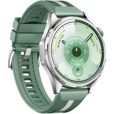 Smart Watch Huawei GT 6 46mm (55020FTV) Green (Woven Strap) UA