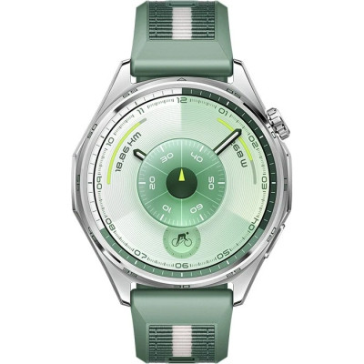 Smart Watch Huawei GT 6 46mm (55020FTV) Green (Woven Strap) UA