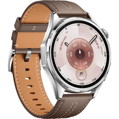 Smart Watch Huawei GT 6 46mm (55020FTW) Gray (Leather Strap) UA Smart Watch Huawei GT 6 46mm (55020FTW) Gray (Leather Strap) UA