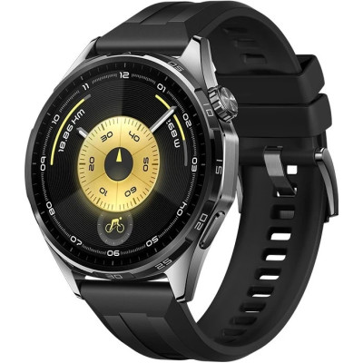 Smart Watch Huawei GT 6 46mm (55020FTX) Black (Fluoroelastomer Strap) UA