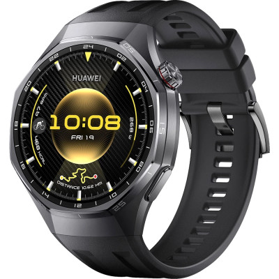 Smart Watch Huawei GT 6 Pro 46mm (55020FTU) Black (Fluoroelastomer Strap) UA