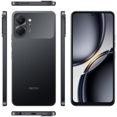 Смартфон Tecno Spark Go 3 (KN3) 4/128Gb Titanium Grey (4894947105296) UA UCRF