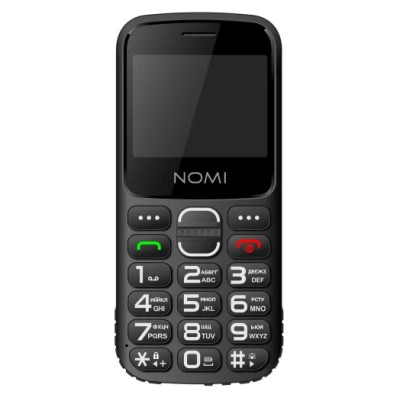 Телефон Nomi i2320 Black UA UCRF Телефон Nomi i2320 Black UA UCRF