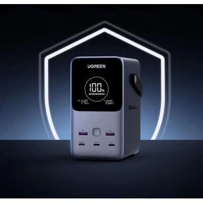 Power Bank Ugreen Nexode PB770 48000mAh 300W Gray (25286) (ліхтар) UA