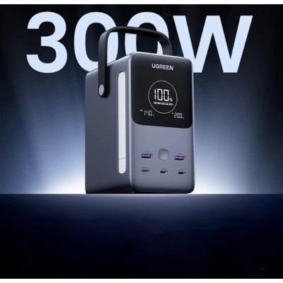 Power Bank Ugreen Nexode PB770 48000mAh 300W Gray (25286) (ліхтар) UA