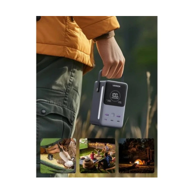 Power Bank Ugreen Nexode PB770 48000mAh 300W Gray (25286) (ліхтар) UA