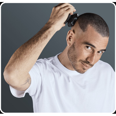 Електробритва чоловіча Rowenta Gentle Bald TN3110E0 Black UA