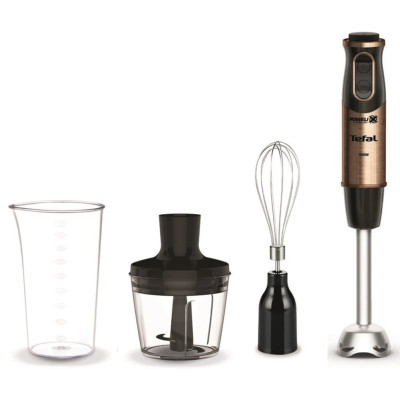 Блендер занурень Tefal Quickchef HB656G10 Black/Gold UA