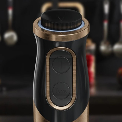 Блендер занурень Tefal Quickchef HB656G10 Black/Gold UA
