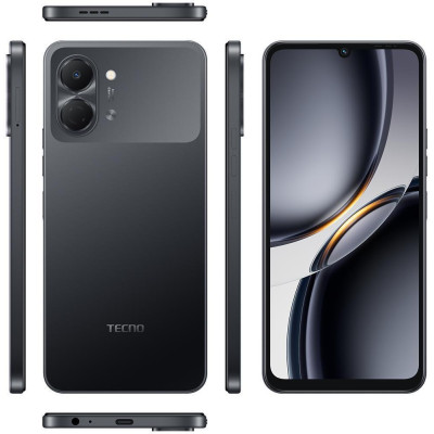 Смартфон Tecno Spark Go 3 (KN3) 4/64Gb Ink Black (4894947105265) UA UCRF