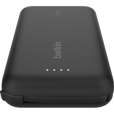Power Bank Belkin 10000mAh 20W USB-C cable (BPB021HQBK) black UA Power Bank Belkin 10000mAh 20W USB-C cable (BPB021HQBK) black UA