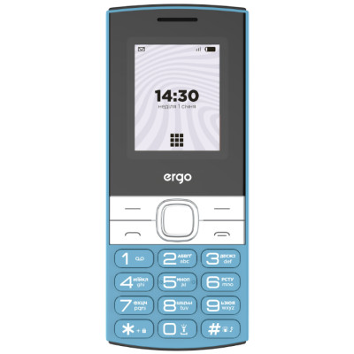 Телефон ERGO B185 DS Blue UA UCRF
