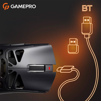 Bluetooth миша GamePro Genesis Spider Wireless/Bluetooth/USB Black (GM870B) UA