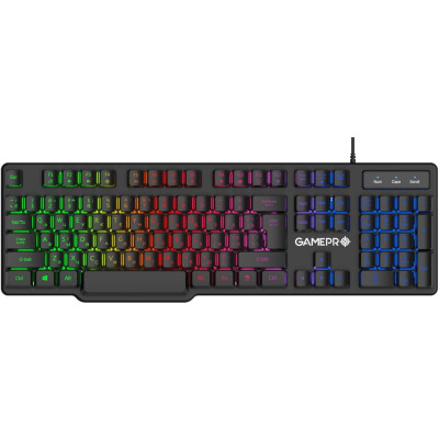 Клавіатура USB GamePro GK380 Black (GK380) UA