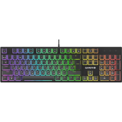 Клавіатура USB GamePro MK85R Red Switch RGB Black (MK85R) UA