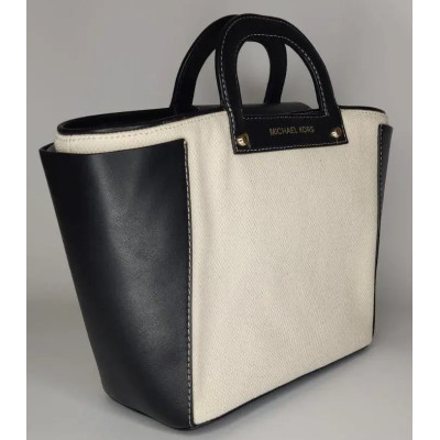 Сумка Michael Kors Clara Small Cotton Tote Bag Black (35T0GVVT5C) Сумка Michael Kors Clara Small Cotton Tote Bag Black (35T0GVVT5C)