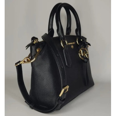 Сумка Michael Kors Elson Small Pebbled Leather Satchel Black (30F0G1ES5L) Сумка Michael Kors Elson Small Pebbled Leather Satchel Black (30F0G1ES5L)