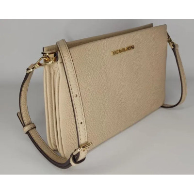Сумка Michael Kors Jet Set Large Pebbled Leather Crossbody Bag Powder Blush (35S0GTVC9L)