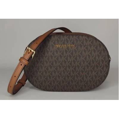 Сумка Michael Kors Jet Set Travel Medium Logo Crossbody Bag Brown (35T1GTVC2B)
