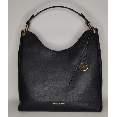 Сумка Michael Kors Joan Extra-Large Pebbled Leather Shoulder Bag Black (35S1GV9L4L)