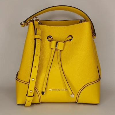 Сумка Michael Kors Mercer Gallery Small Pebbled Leather Shoulder Bag Sunflower (30F9GZ5L1L)