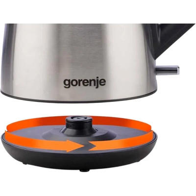 Електрочайник Gorenje K17OS Stainless steel UA