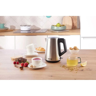 Електрочайник Gorenje K17OS Stainless steel UA