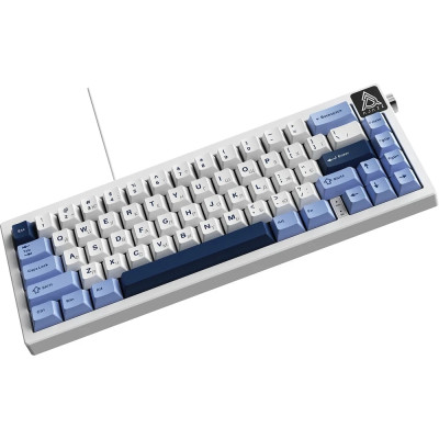 Клавіатура USB Ajazz AK650 Sea Salt switches Blue/White/Blue (AK650-SS-BWB) UA Клавіатура USB Ajazz AK650 Sea Salt switches Blue/White/Blue (AK650-SS-BWB) UA