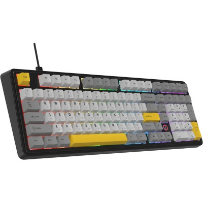 Клавіатура USB Ajazz AK980 MAX Magnetic switches Black/Grey/Yellow (AK980-MAX-M-BGY) UA Клавіатура USB Ajazz AK980 MAX Magnetic switches Black/Grey/Yellow (AK980-MAX-M-BGY) UA