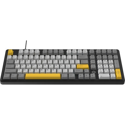 Клавіатура USB Ajazz AK980 MAX Magnetic switches Black/Grey/Yellow (AK980-MAX-M-BGY) UA Клавіатура USB Ajazz AK980 MAX Magnetic switches Black/Grey/Yellow (AK980-MAX-M-BGY) UA
