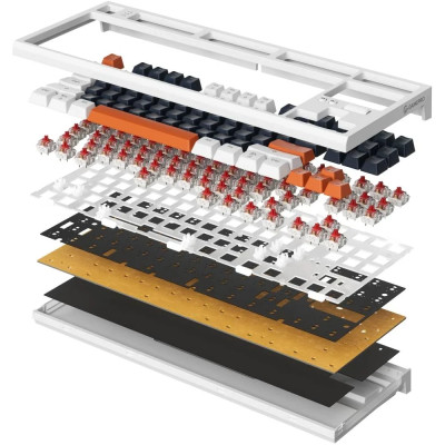 Клавіатура USB GamePro MK180 Outemu Red Hot-Swap Switch White (MK180W) UA Клавіатура USB GamePro MK180 Outemu Red Hot-Swap Switch White (MK180W) UA