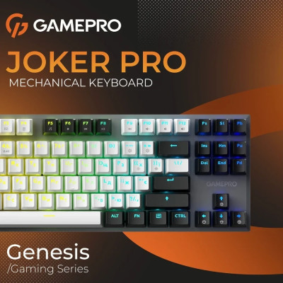 Bluetooth Клавіатура GamePro Genesis Joker Pro (MK124G Pro) UA