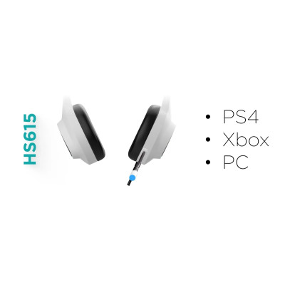 HF Stereo GamePro HS615 RGB White (HS615) UA