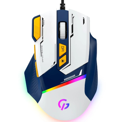 USB миша GamePro GM300BL Blue/White UA