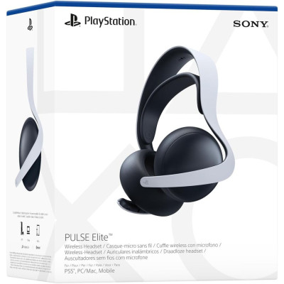 Bluetooth Stereo Sony PlayStation Pulse Elite White + Case UA