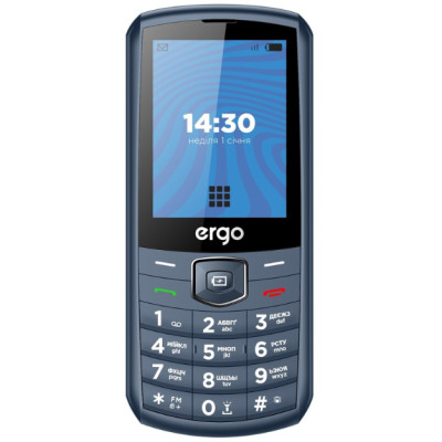 Телефон ERGO E285 DS Blue UA UCRF