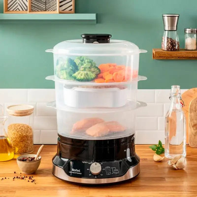 Пароварка Tefal Convenient VC204810 Black UA Пароварка Tefal Convenient VC204810 Black UA
