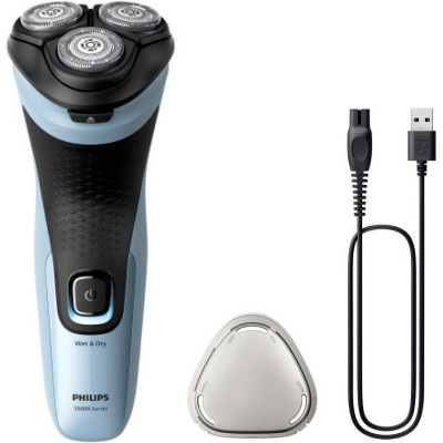 Електробритва Philips Shaver Series 3000X X3003/00 Blue UA Електробритва Philips Shaver Series 3000X X3003/00 Blue UA