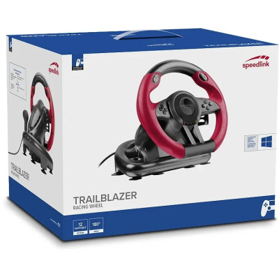 Кермо SpeedLink Trailblazer Racing Wheel for PS4/Xbox One/PS3/PC (SL-450500-BK) Black UA Кермо SpeedLink Trailblazer Racing Wheel for PS4/Xbox One/PS3/PC (SL-450500-BK) Black UA