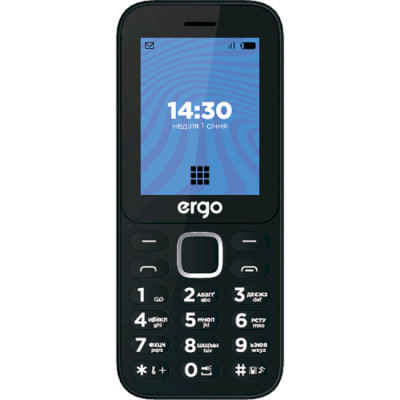 Телефон ERGO E241 DS Red UA UCRF
