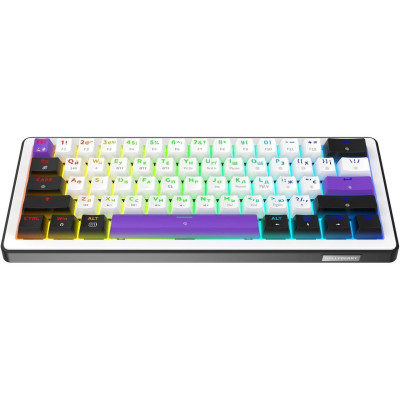 Bluetooth Клавіатура HATOR Hellyberry HK60 Wireless White/Violet UA