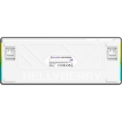 Bluetooth Клавіатура HATOR Hellyberry HK60 Wireless White/Violet UA