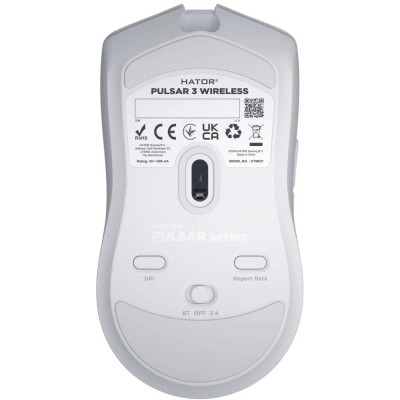 Bluetooth миша HATOR Pulsar 3 Wireless HTM631 White UA