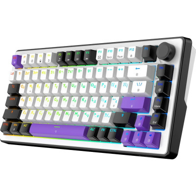 Клавіатура USB HATOR Hellyberry HK75 White/Violet UA Клавіатура USB HATOR Hellyberry HK75 White/Violet UA