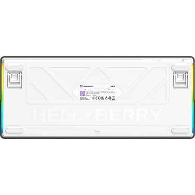 Bluetooth Клавіатура HATOR Hellyberry HK75 White/Violet UA
