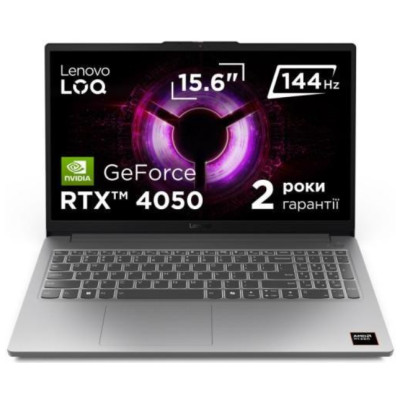 Ноутбук Lenovo LOQ 15ARP10E Luna Gray (83S000ESRA) UA UCRF