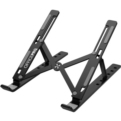 Настільна підставка для ноутбука OfficePro LS320B Aluminum Black до 16" UA