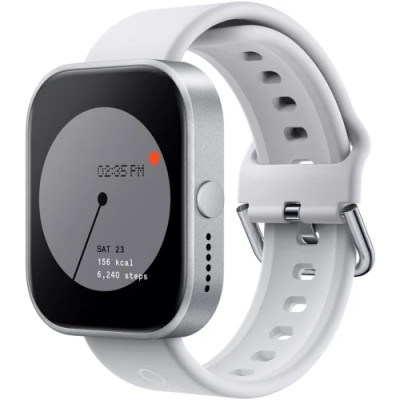 Smart Watch CMF by Nothing Watch Pro Silver frame with Light Grey strap EU