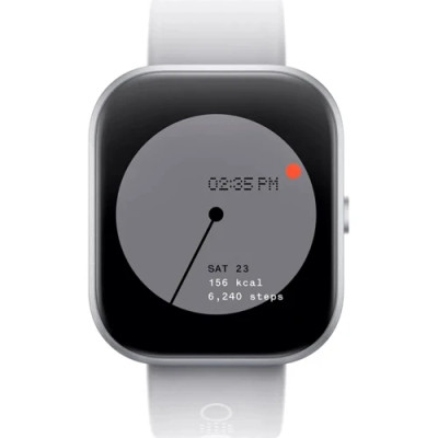 Smart Watch CMF by Nothing Watch Pro Silver frame with Light Grey strap EU
