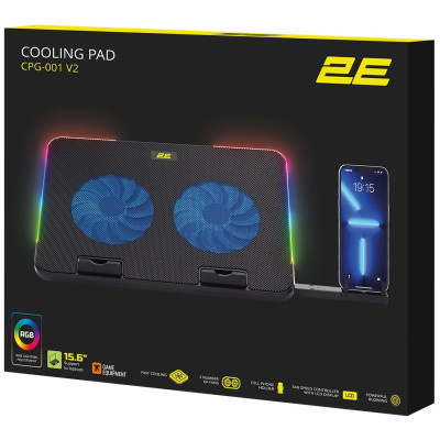 Настільна підставка для ноутбука 2E Gaming 2E-CPG-001 Black UA